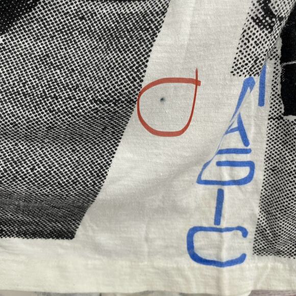 Vintage 1992 Magic Johnson All Over Print Single Stitch T-Shirt Men's‎ Size XXL - Picture 7 of 10
